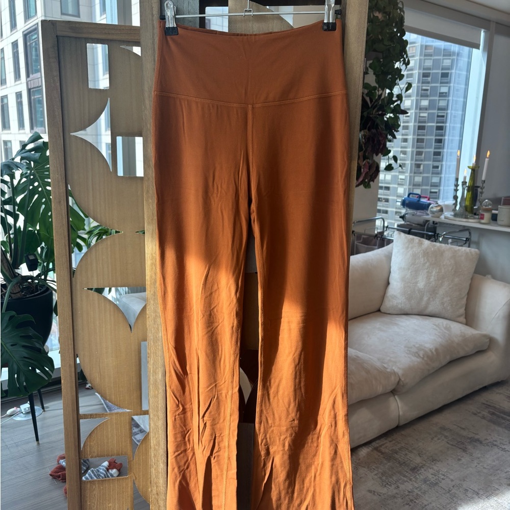 lululemon athletica Women's Burnt Orange Flare Pants